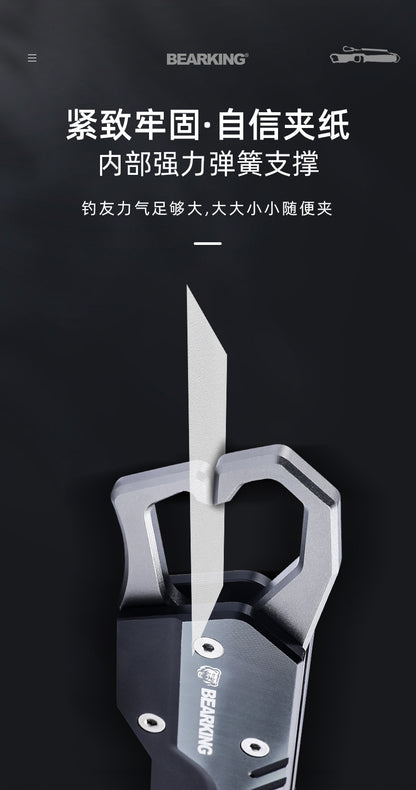 Bear king aluminum alloy road pliers rotatable with weighing fish controller metal multifunctional hook pliers wire cutting pliers