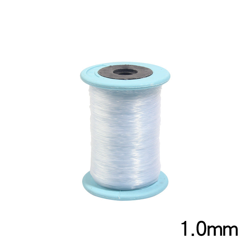 Manufacturer Supplies Large Rolls of Transparent Round Crystal Fishing Line, Non-Elastic Fishing Wire, Handmade Line, DIY Essential Jewelry Accessories