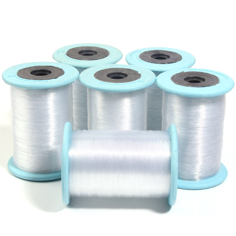 Manufacturer Supplies Large Rolls of Transparent Round Crystal Fishing Line, Non-Elastic Fishing Wire, Handmade Line, DIY Essential Jewelry Accessories