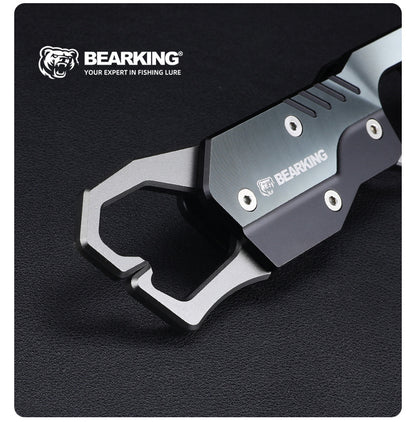 Bear king aluminum alloy road pliers rotatable with weighing fish controller metal multifunctional hook pliers wire cutting pliers