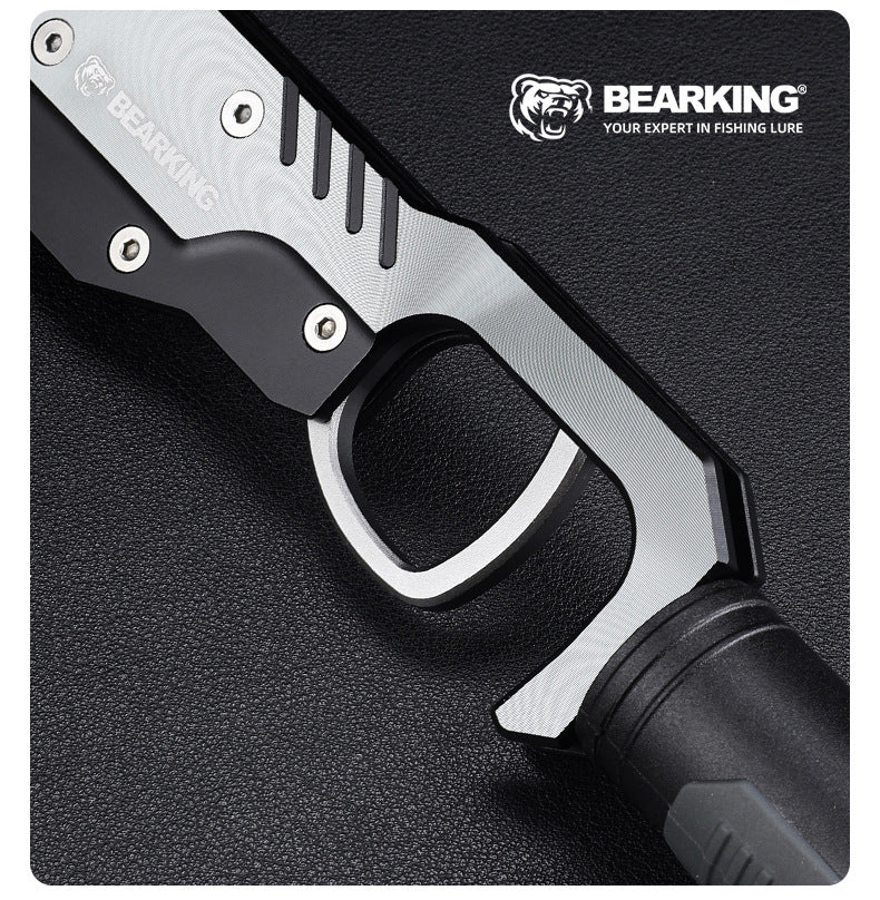 Bear king aluminum alloy road pliers rotatable with weighing fish controller metal multifunctional hook pliers wire cutting pliers