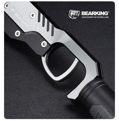 Bear king aluminum alloy road pliers rotatable with weighing fish controller metal multifunctional hook pliers wire cutting pliers