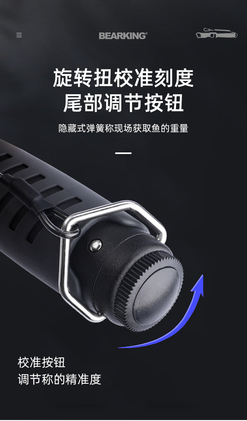 Bear king aluminum alloy road pliers rotatable with weighing fish controller metal multifunctional hook pliers wire cutting pliers