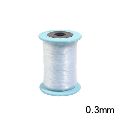 Manufacturer Supplies Large Rolls of Transparent Round Crystal Fishing Line, Non-Elastic Fishing Wire, Handmade Line, DIY Essential Jewelry Accessories